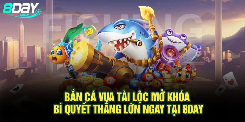 Bắn Cá Vua Tài Lộc – Mở Khóa Bí Quyết Thắng Lớn Ngay Tại 8Day