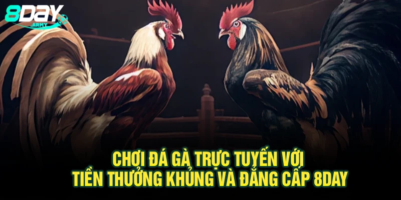 Chơi Đá Gà Trực Tuyến Với Tiền Thưởng Khủng Và Đẳng Cấp 8Day